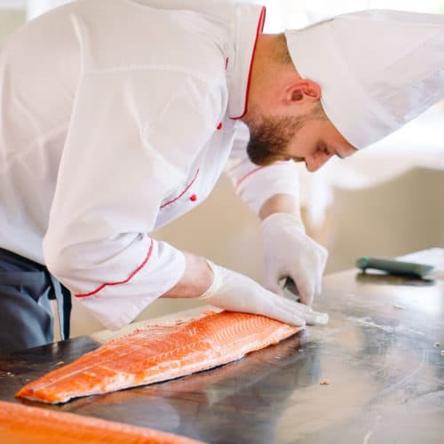 Salmón ahumado lamina precortada