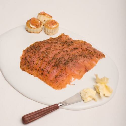 Salmón marinado Gravlax