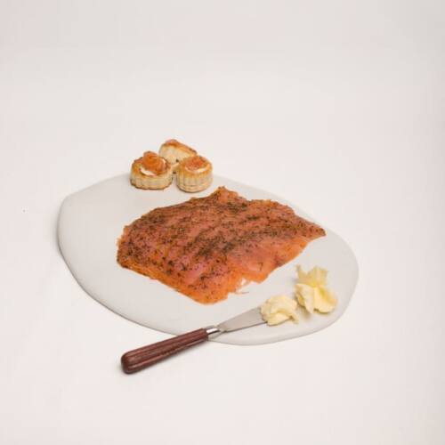 Salmon gravlax